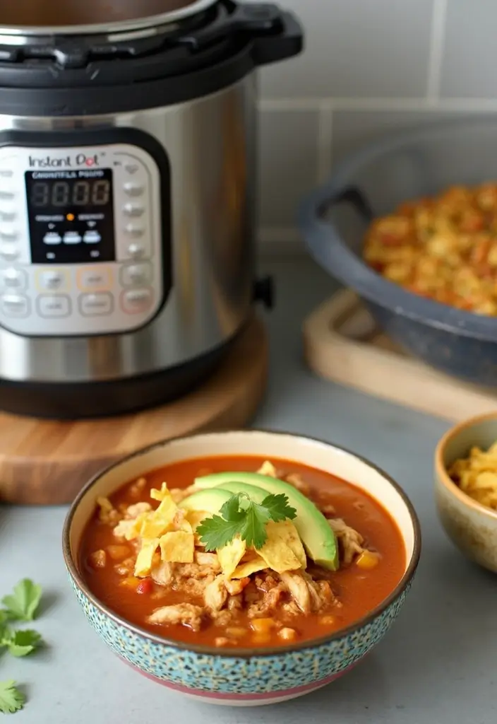 27 Authentic Chicken Tortilla Soup Recipes Full of Flavor - 10. Instant Pot Chicken Tortilla Soup