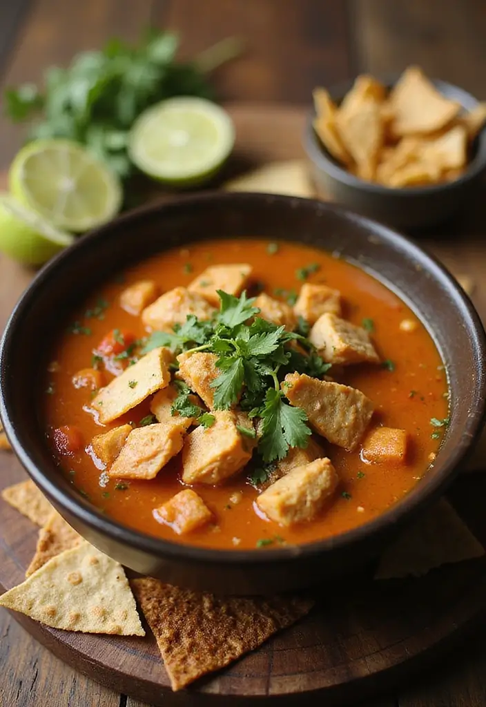 27 Authentic Chicken Tortilla Soup Recipes Full of Flavor - 24. Herb-Infused Chicken Tortilla Soup