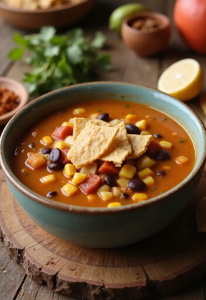 27 Authentic Chicken Tortilla Soup Recipes Full of Flavor - 7. Southwest Chicken Tortilla Soup with Corn