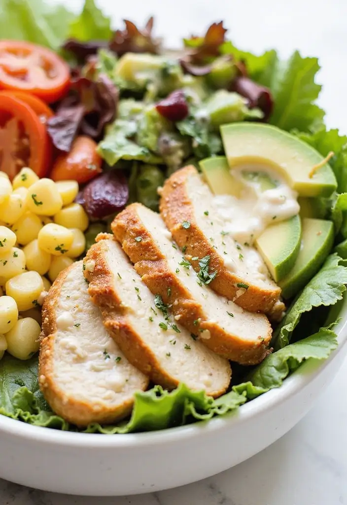 27 BLT Chicken Salad Recipe Variations That Are Fresh & Flavorful - 17. Creamy Ranch BLT Chicken Salad