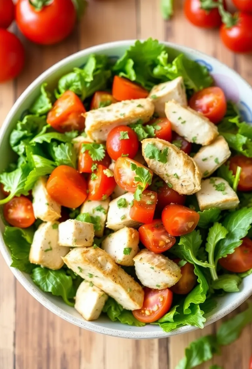 27 BLT Chicken Salad Recipe Variations That Are Fresh & Flavorful - 26. Italian BLT Chicken Salad