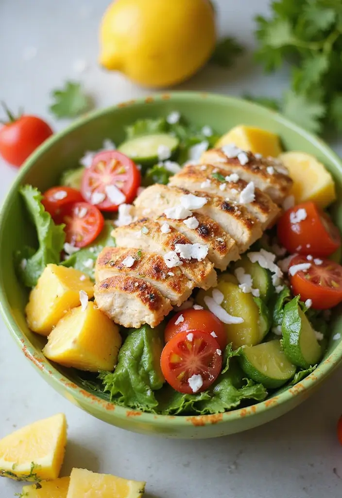 27 BLT Chicken Salad Recipe Variations That Are Fresh & Flavorful - 7. Tropical BLT Chicken Salad