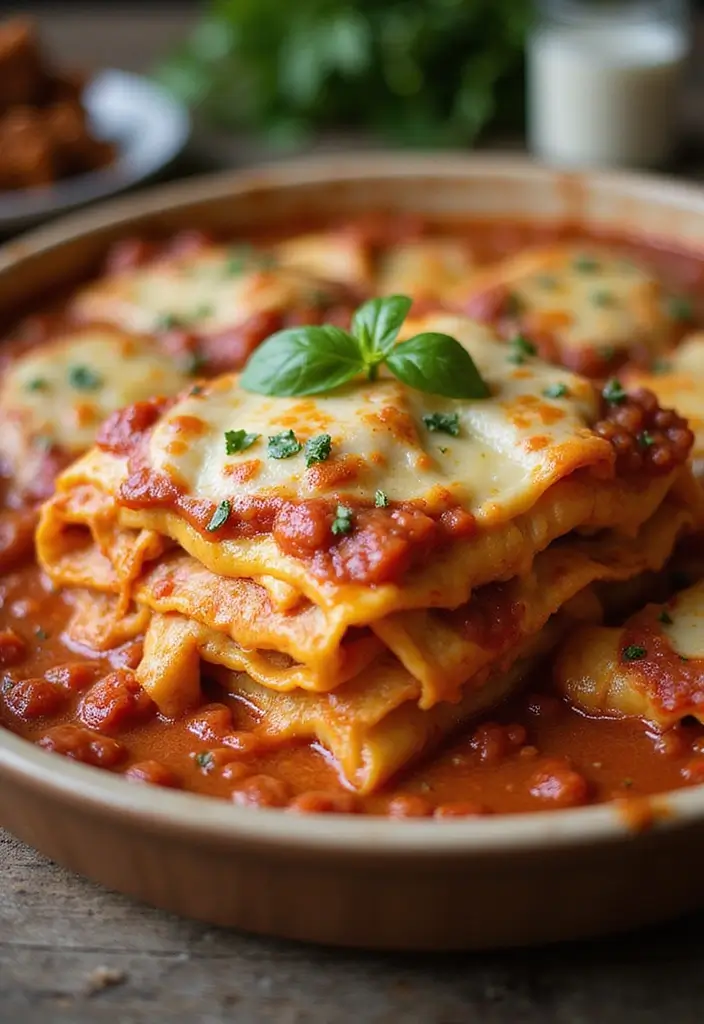 27 Casserole with Rotisserie Chicken Recipes That Save Dinner - 22. Chicken Lasagna Casserole