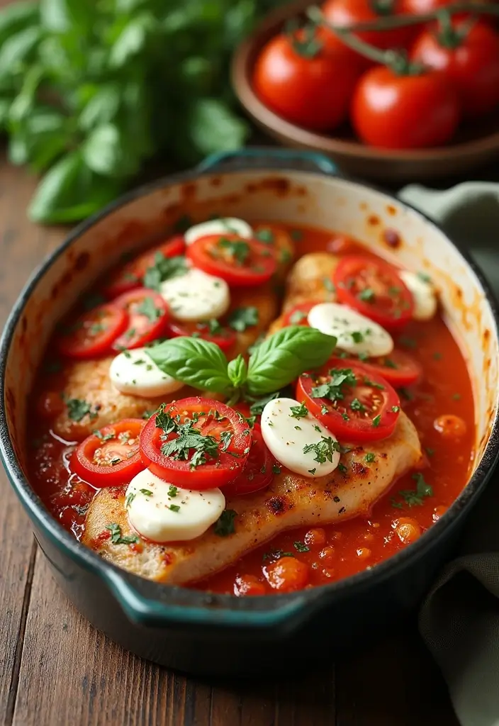 27 Casserole with Rotisserie Chicken Recipes That Save Dinner - 26. Chicken Bruschetta Casserole