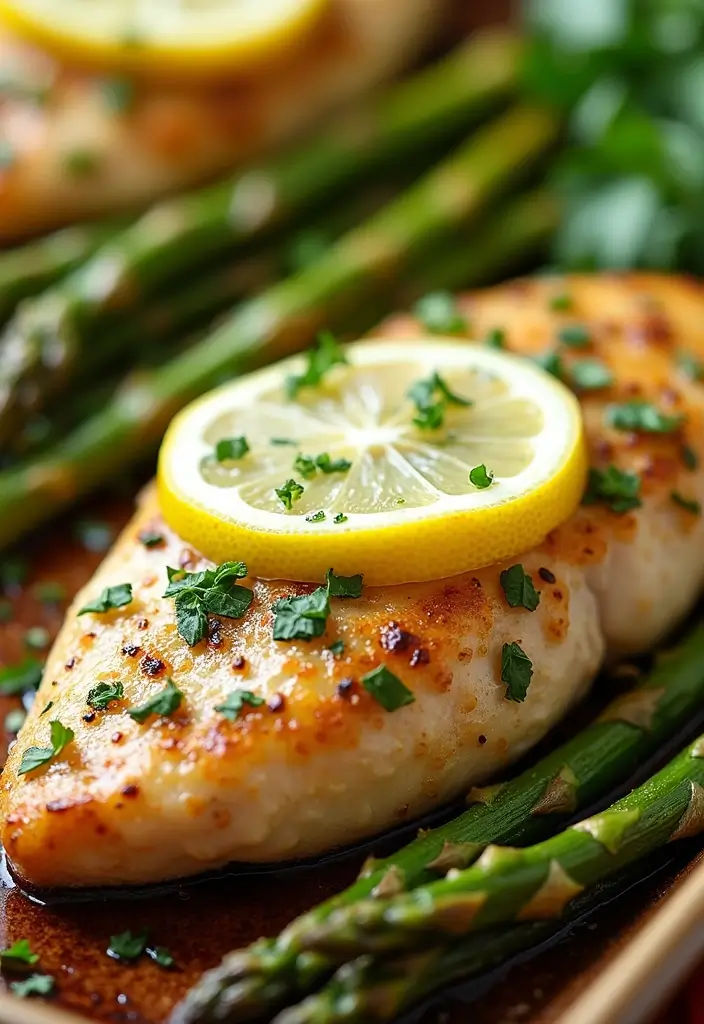 27 Sheet Pan Chicken Breast Recipes That Are Effortless & Juicy - 1. Lemon Garlic Herb Chicken