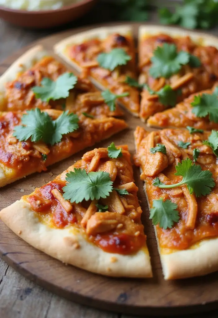 27 Shredded Chicken Instant Pot Recipes That Cook Fast - 18. BBQ Shredded Chicken Pizza
