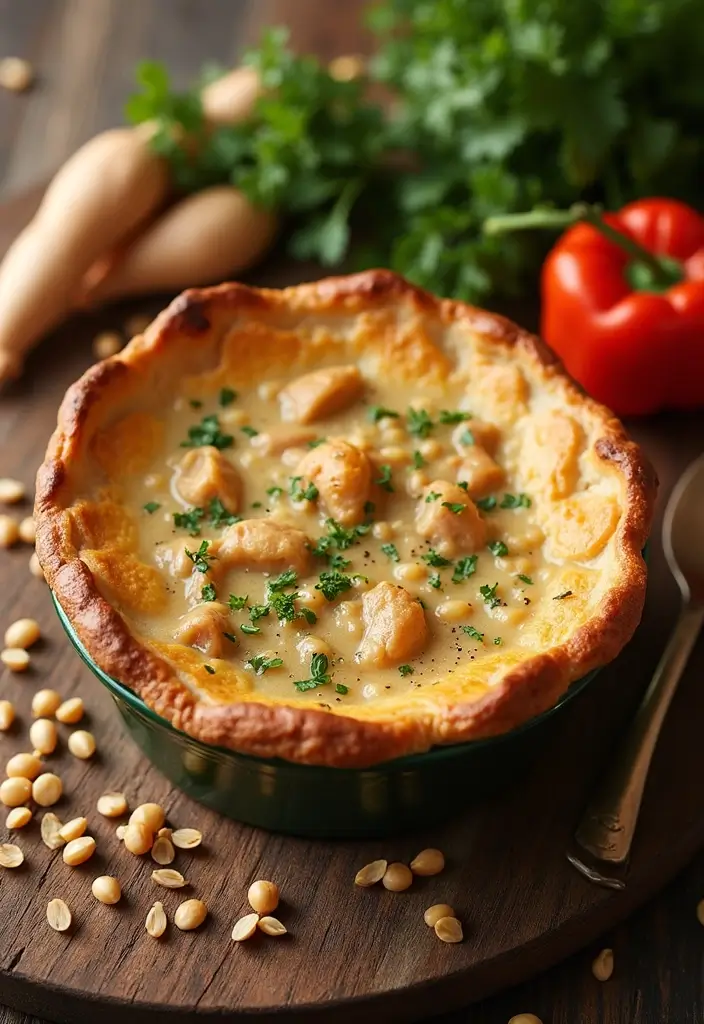 27 Sourdough Chicken Pot Pie Recipes That Are Rustic & Delicious - 19. Sourdough Chicken Pot Pie with Barley