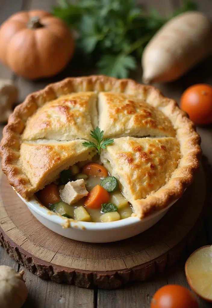 27 Sourdough Chicken Pot Pie Recipes That Are Rustic & Delicious - 27. Sourdough Chicken Pot Pie with Root Vegetables