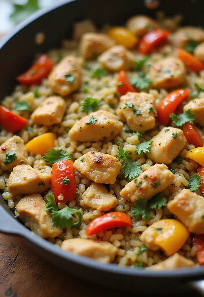 28 Chicken and Orzo Recipes That Are Mediterranean Inspired - 2. Mediterranean Chicken Orzo Skillet