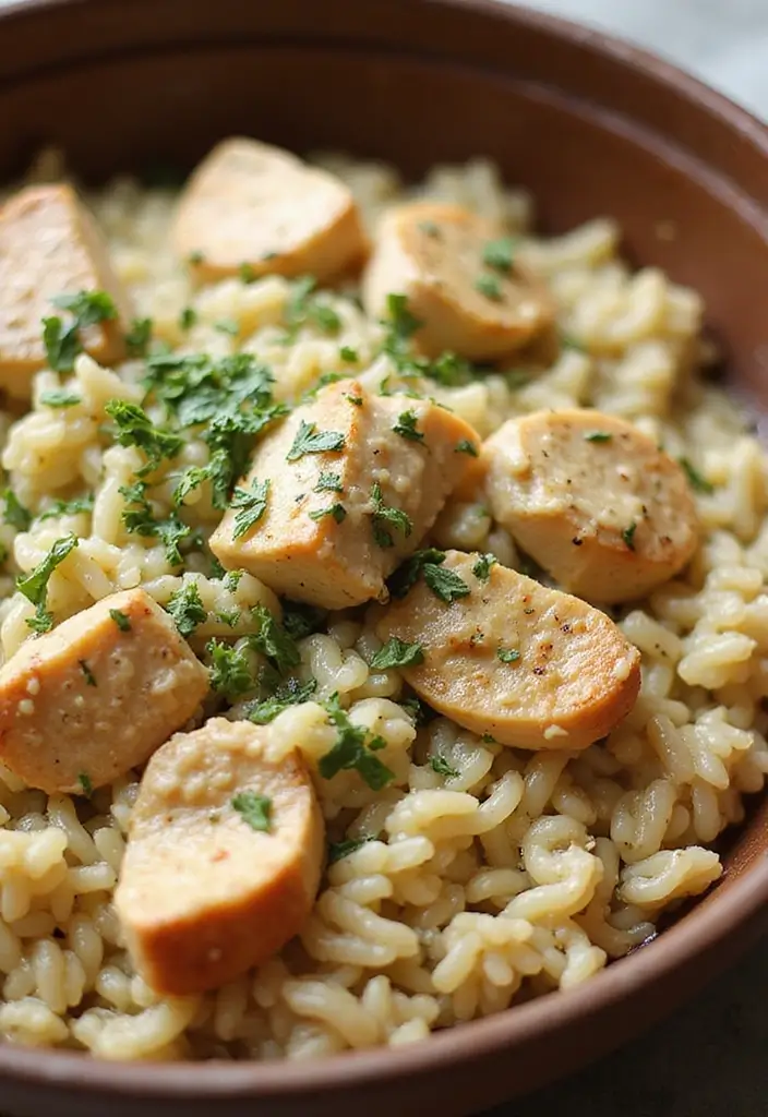 28 Chicken and Orzo Recipes That Are Mediterranean Inspired - 23. Chicken and Orzo with Parmesan Cream Sauce