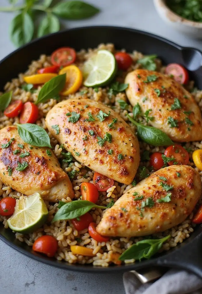 28 Chicken and Orzo Recipes That Are Mediterranean Inspired - 25. Mediterranean Chicken and Orzo Stir-Fry