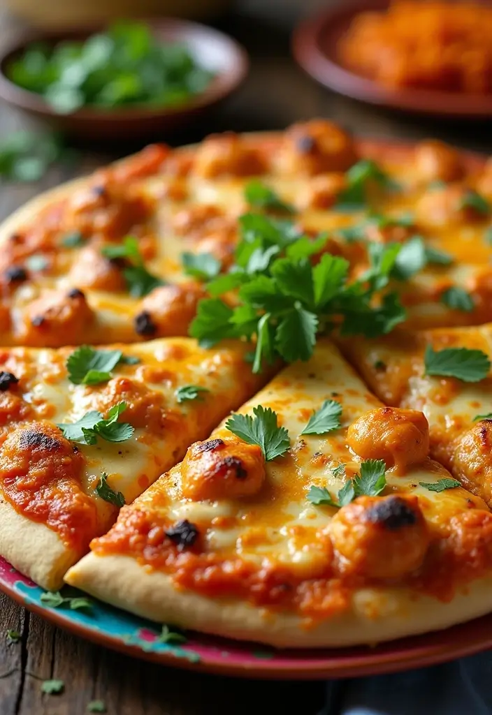 28 How to Make Butter Chicken Recipes That Are Creamy & Authentic - 14. Butter Chicken Pizza