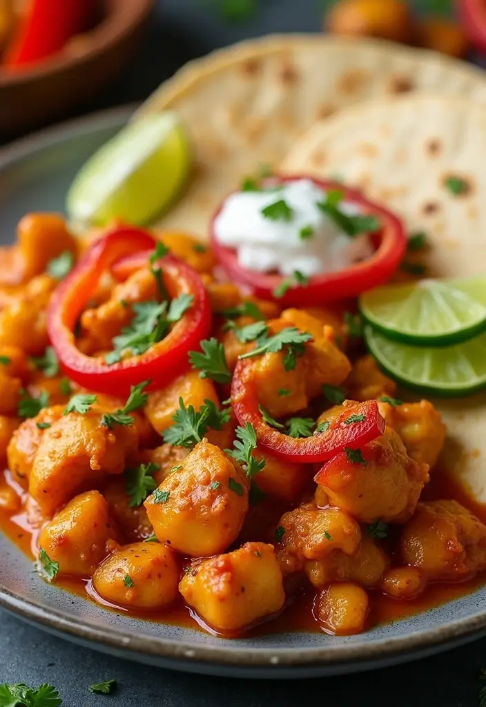 28 How to Make Butter Chicken Recipes That Are Creamy & Authentic - 15. Butter Chicken Fajitas