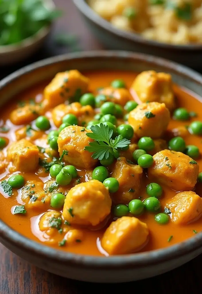 28 How to Make Butter Chicken Recipes That Are Creamy & Authentic - 21. Butter Chicken with Green Peas