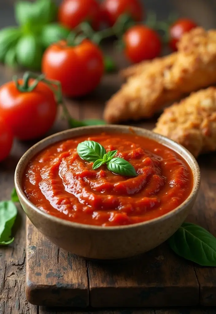 28 Korean Fried Chicken Sauce Recipes That Are Sweet & Sticky - 22. Tomato Basil Sauce