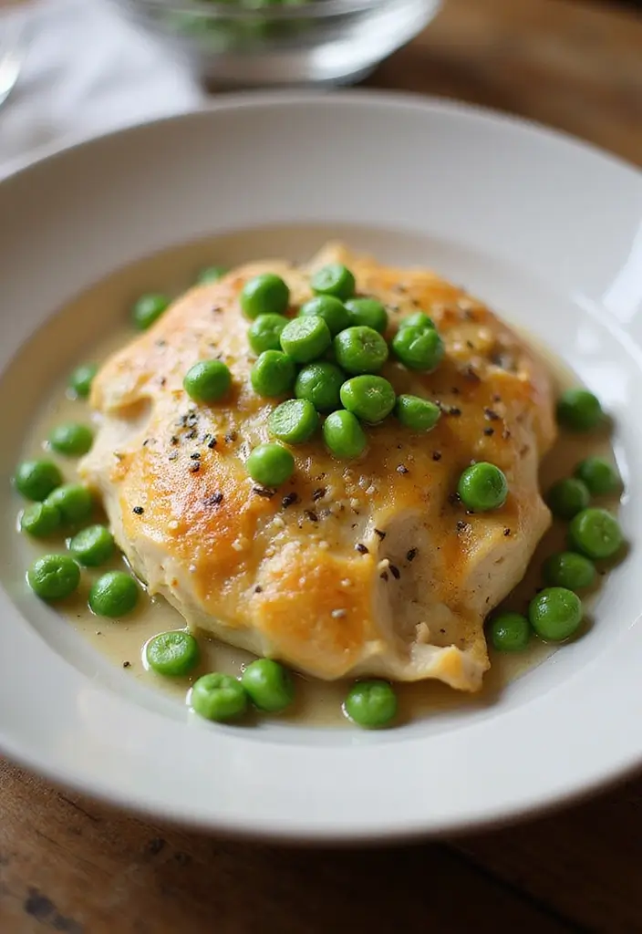 28 Poppy Seed Chicken Casserole Recipes That Are Creamy Comfort - 22. Poppy Seed Chicken Casserole with Peas