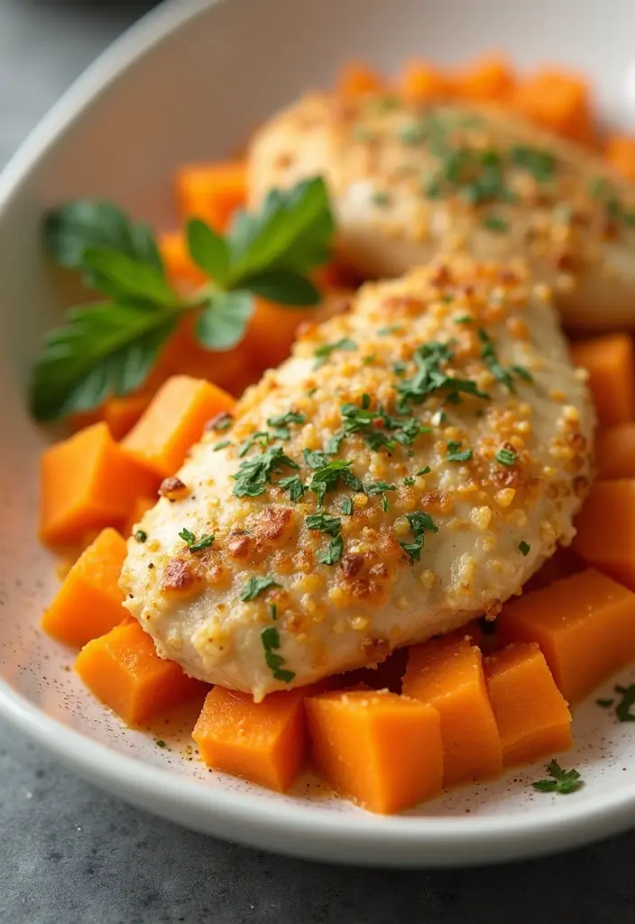 28 Poppy Seed Chicken Casserole Recipes That Are Creamy Comfort - 9. Poppy Seed Chicken Casserole with Sweet Potatoes