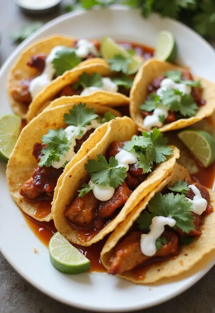 29 Chicken Bacon Ranch Tacos That Combine the Best Flavors - 4. BBQ Chicken Bacon Ranch Tacos