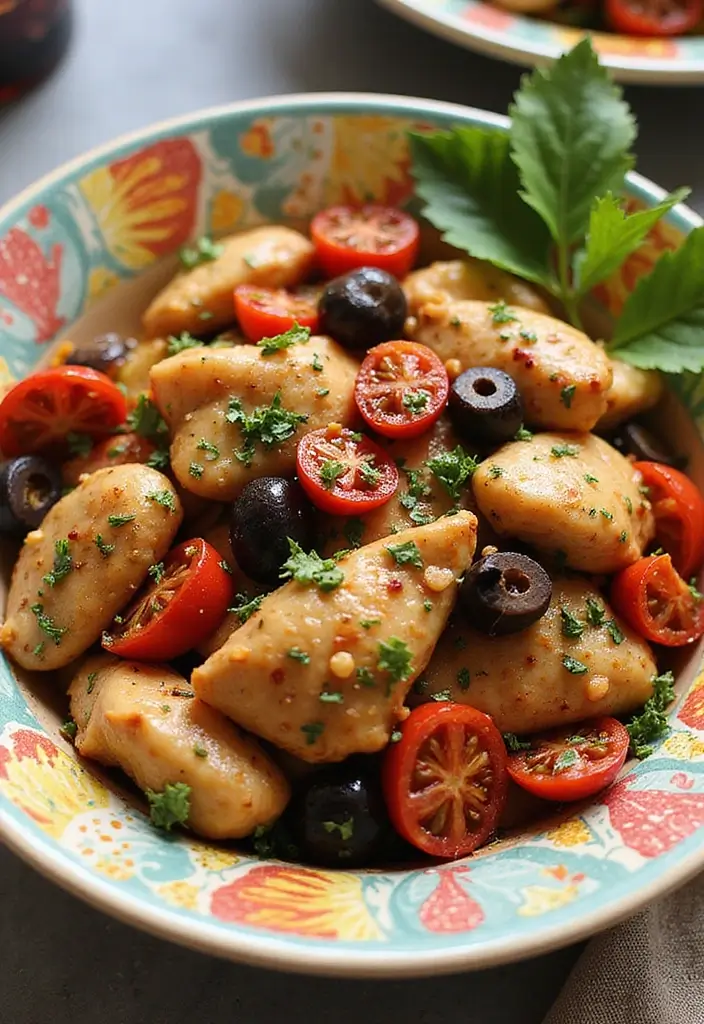 29 Chicken Stir Fry Recipes That Are Quick & Healthy - 11. Mediterranean Chicken Stir Fry
