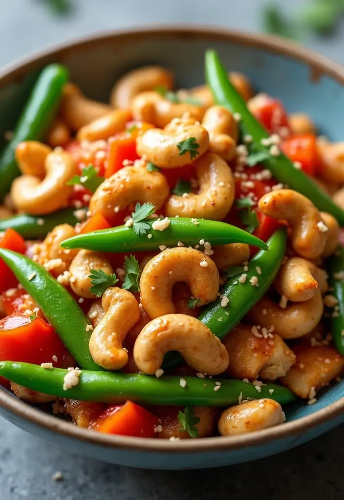 29 Chicken Stir Fry Recipes That Are Quick & Healthy - 6. Cashew Chicken Stir Fry