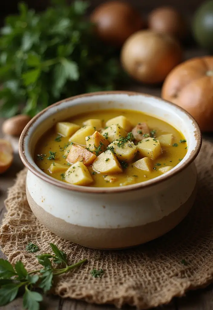 29 Chicken and Potato Soup Recipes That Warm You Up - 11. Rustic Chicken and Potato Soup