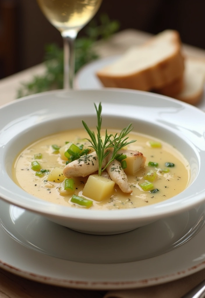 29 Chicken and Potato Soup Recipes That Warm You Up - 23. Chicken and Potato Soup with Leeks