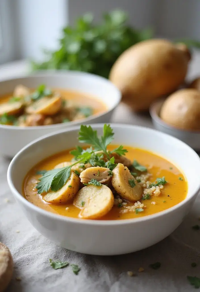 29 Chicken and Potato Soup Recipes That Warm You Up - 28. Chicken and Potato Soup with Quinoa