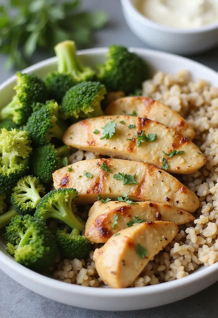 29 Healthy Greek Chicken Bowls That Feel Fresh and Balanced - 21. Greek Chicken and Broccoli Bowl