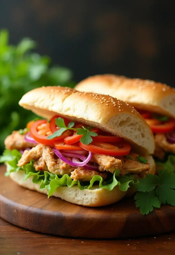 29 Leftover Chicken Recipes Easy That Transform Old Meals - 23. Chicken Banh Mi