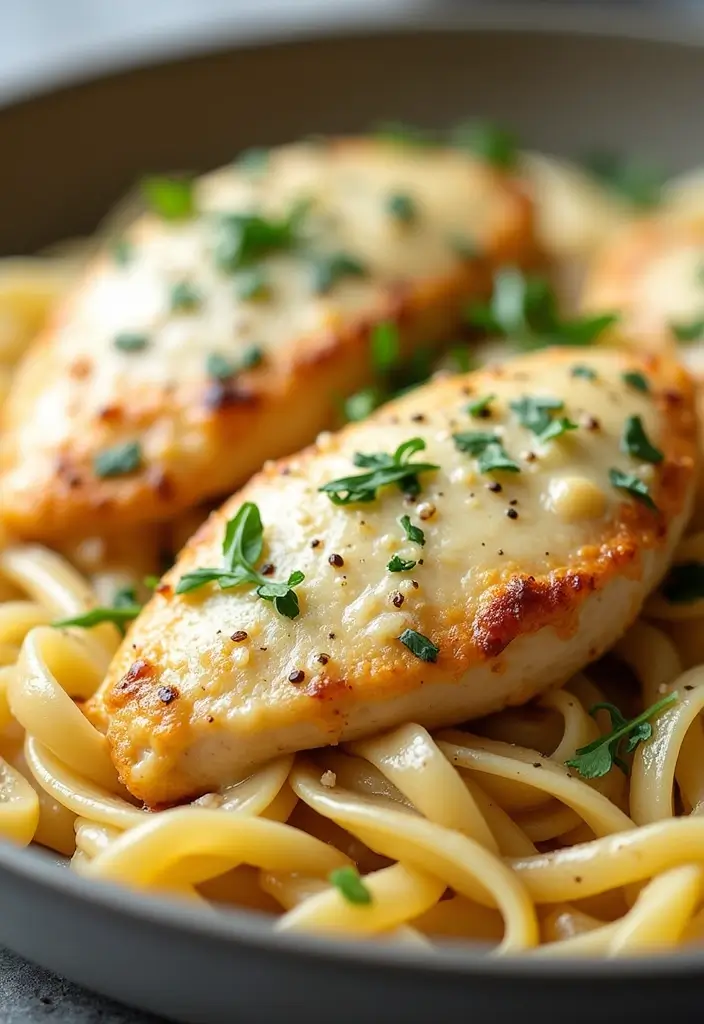 29 Million Dollar Chicken Crockpot Recipes That Feel Rich & Creamy - 1. Creamy Garlic Parmesan Chicken