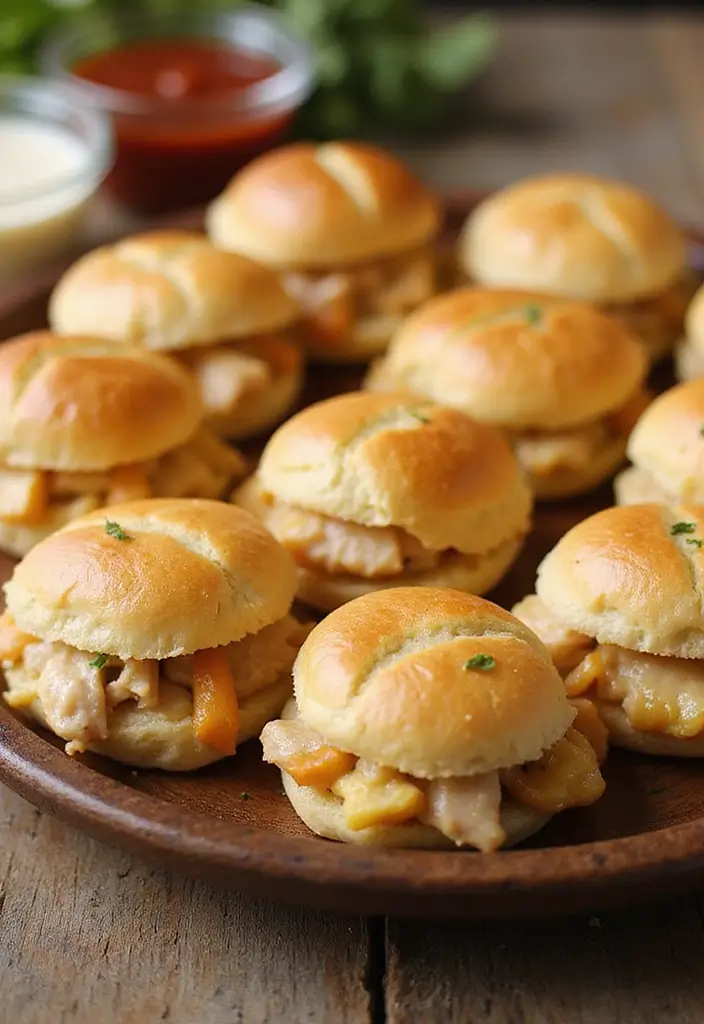 29 Mini Chicken Pot Pies with Biscuits Recipes That Feel Homemade - 15. Mini Chicken Pot Pie Sliders