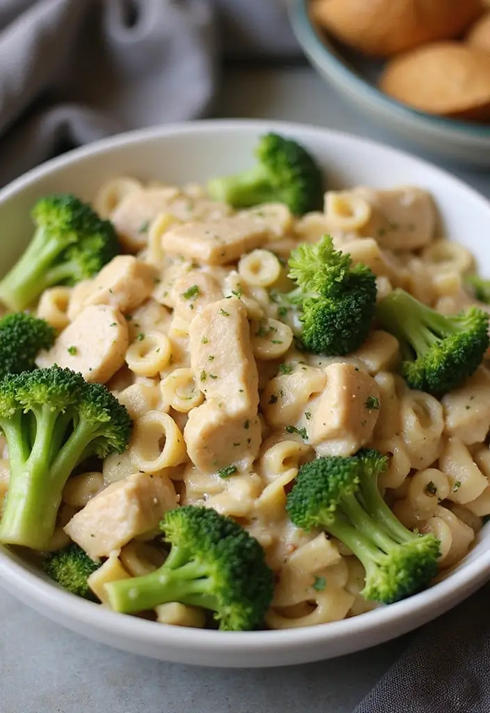 29 Slow Cooker Olive Garden Chicken Pasta Recipes That Feel Indulgent - 10. Olive Garden Chicken and Broccoli Pasta