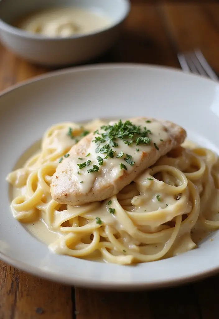 29 Slow Cooker Olive Garden Chicken Pasta Recipes That Feel Indulgent - 17. Olive Garden Chicken Fettuccine Alfredo