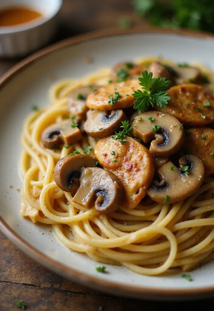 29 Slow Cooker Olive Garden Chicken Pasta Recipes That Feel Indulgent - 2. Olive Garden Chicken Marsala Pasta