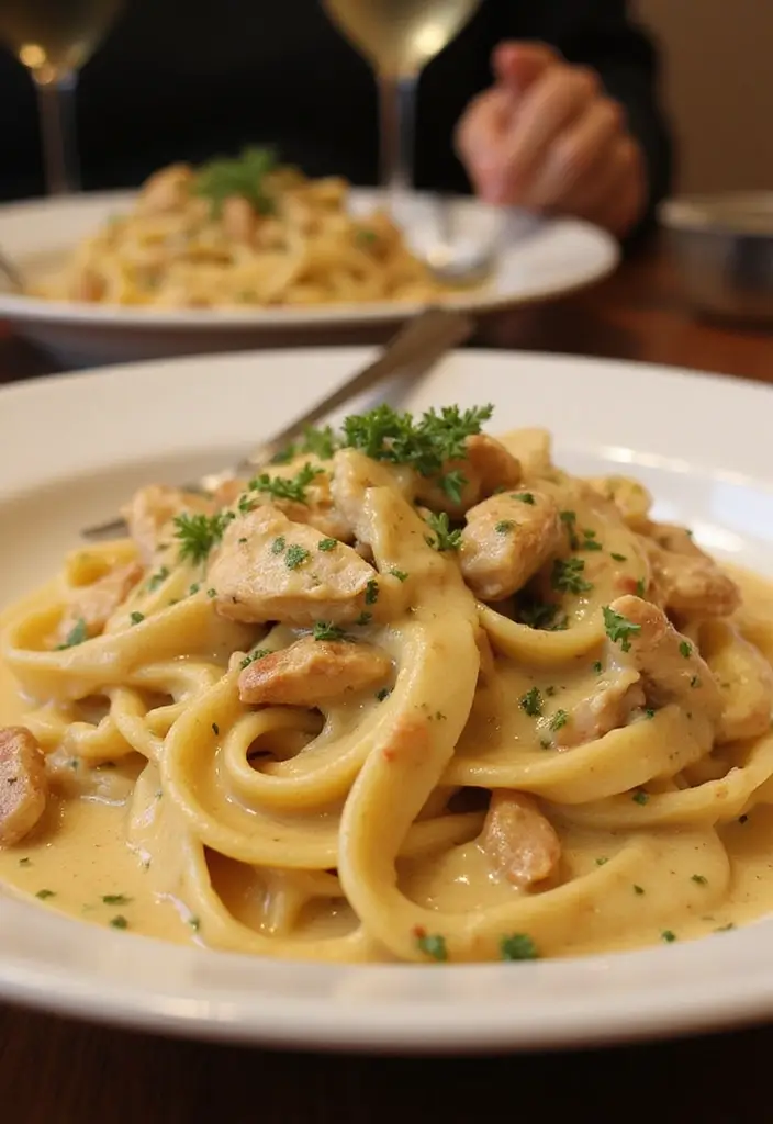 29 Slow Cooker Olive Garden Chicken Pasta Recipes That Feel Indulgent - 26. Olive Garden Chicken Garlic Pasta