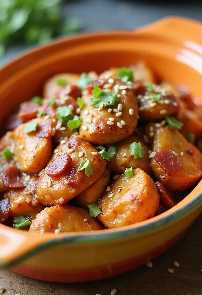 30 Chicken Bacon Potato Casserole Recipes That Feel Like Heaven - 14. Teriyaki Chicken Bacon Potato Casserole