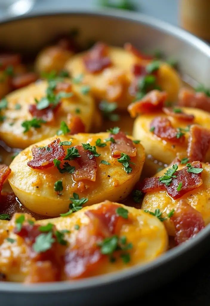 30 Chicken Bacon Potato Casserole Recipes That Feel Like Heaven - 18. Honey Mustard Chicken Bacon Potato Casserole