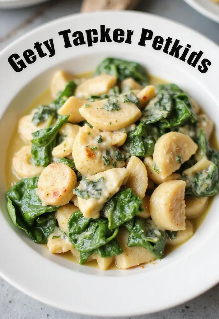 30 Creamy Italian Chicken Pasta Recipes That Feel Like a Tuscan Dinner - 12. Creamy Spinach Artichoke Chicken Pasta