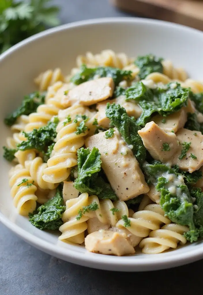 30 Creamy Italian Chicken Pasta Recipes That Feel Like a Tuscan Dinner - 21. Creamy Chicken and Herb Pasta