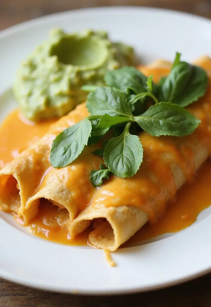 30 Instant Pot Chicken Enchiladas Recipes That Are Fast & Flavorful - 5. Cheesy Chicken Enchiladas with Spinach