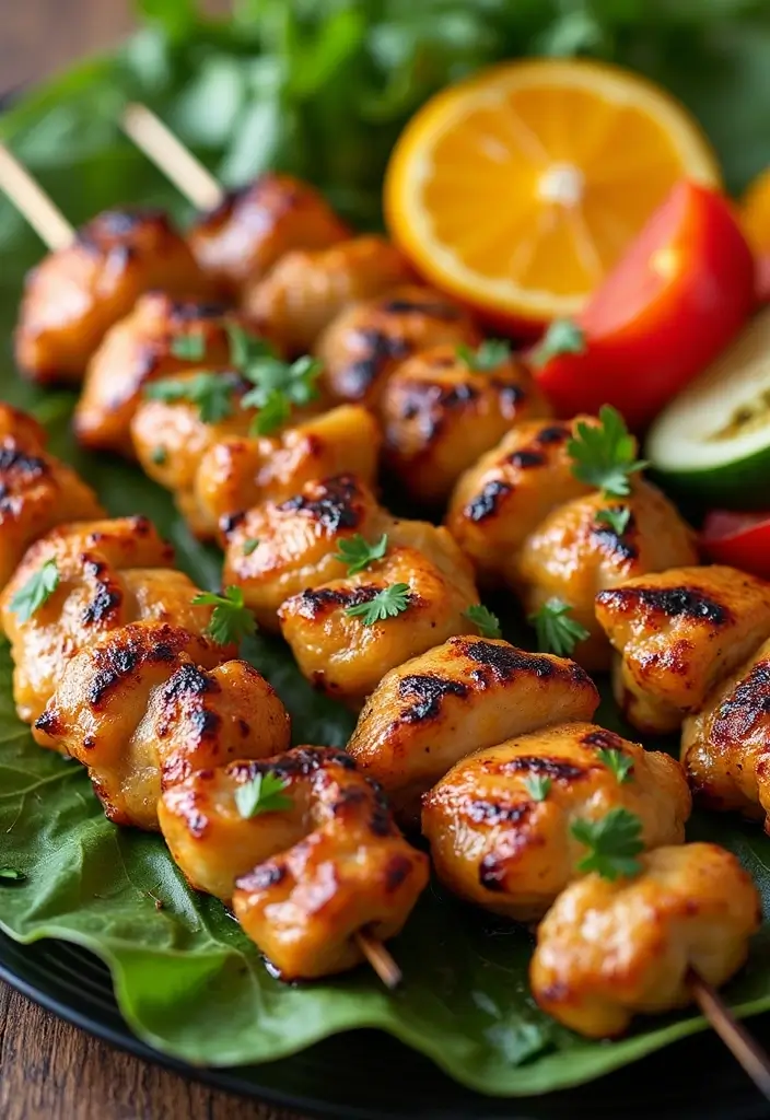 30 Orange Chicken Recipe Easy Versions That Are Crispy & Tangy - 15. Orange Chicken Skewers