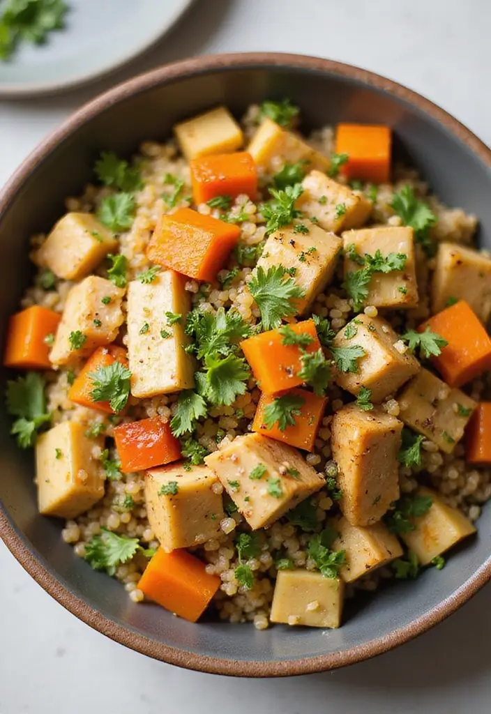 30 Orange Chicken Recipe Easy Versions That Are Crispy & Tangy - 8. Healthy Orange Chicken Quinoa Bowl
