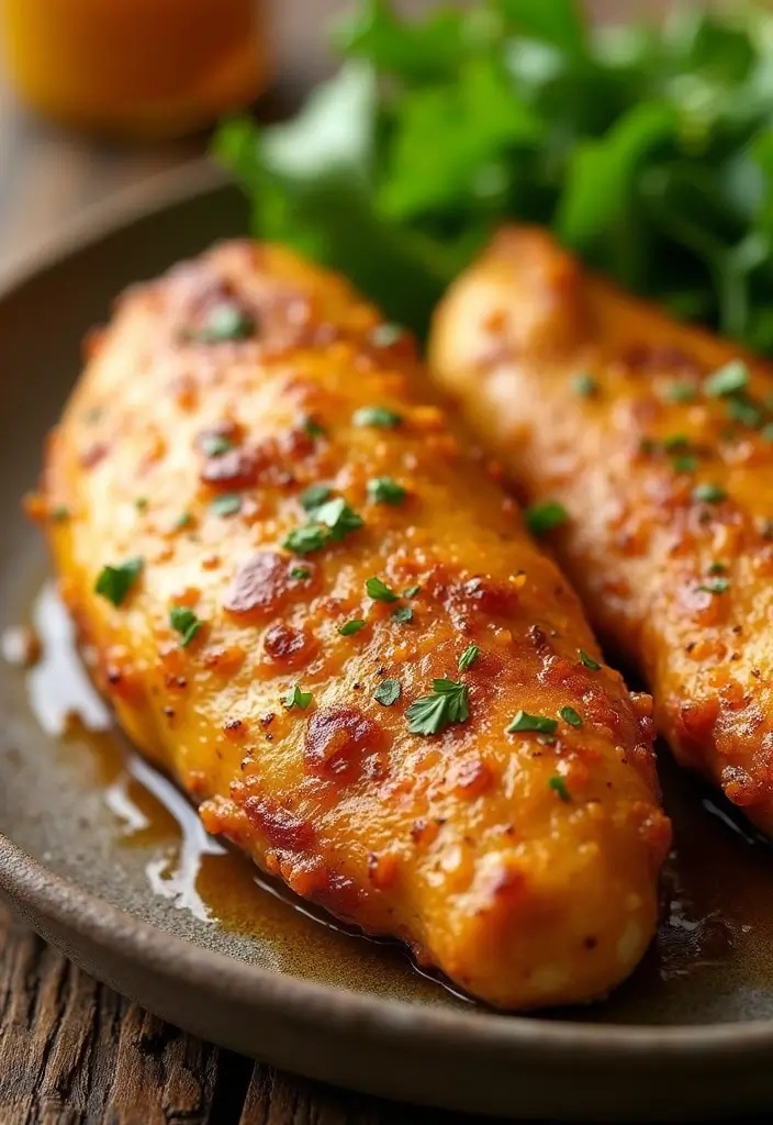 30 Oven Baked Chicken Tenderloins Recipes That Are Crunchy & Easy - 2. Honey Mustard Baked Chicken Tenderloins