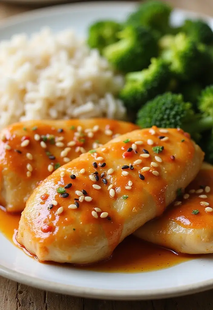 30 Oven Baked Chicken Tenderloins Recipes That Are Crunchy & Easy - 21. Orange Glazed Chicken Tenderloins