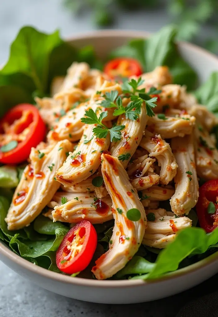 30 Sassy Scotty Chicken Salad Recipe Copycats That Are Sweet & Crunchy - 28. Chicken Salad with Roasted Red Peppers