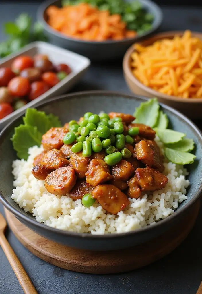 30 Sesame Chicken Recipe Easy Versions That Are Crispy & Quick - 21. Sesame Chicken Rice Bowl