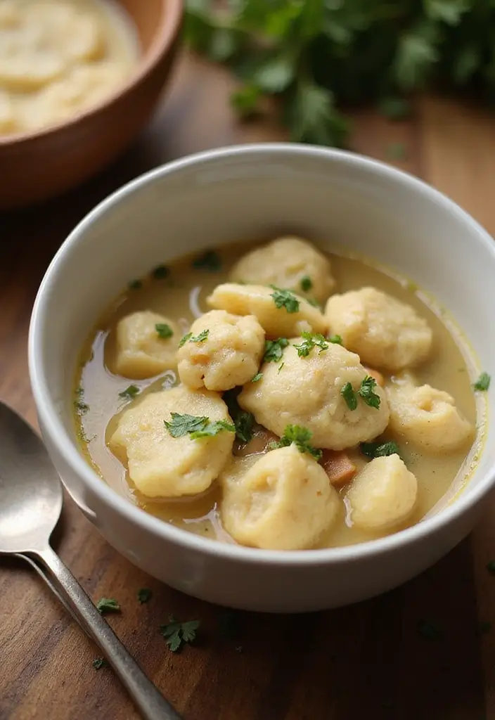 30 Vegan Chicken and Dumplings Recipes That Are Cozy & Dairy-Free - 22. Vegan Chicken and Dumplings with Cauliflower