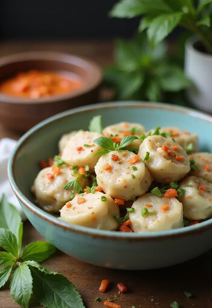 30 Vegan Chicken and Dumplings Recipes That Are Cozy & Dairy-Free - 6. Thai Coconut Vegan Dumplings