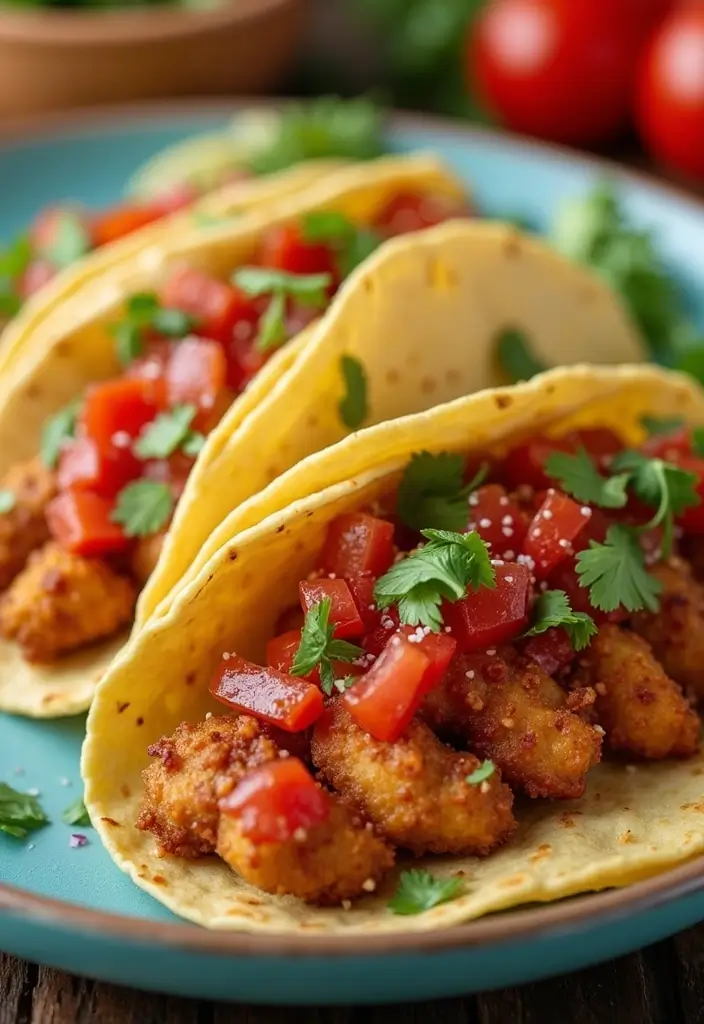 27 Crockpot Chicken Tacos 3 Ingredient Recipes That Are Weeknight Winners - 11. Sweet and Spicy Chicken Tacos