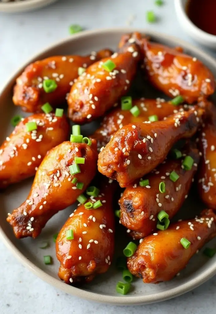 27 Honey Garlic Chicken Wings Recipes That Are Addictively Crispy - 11. Honey Garlic Teriyaki Wings